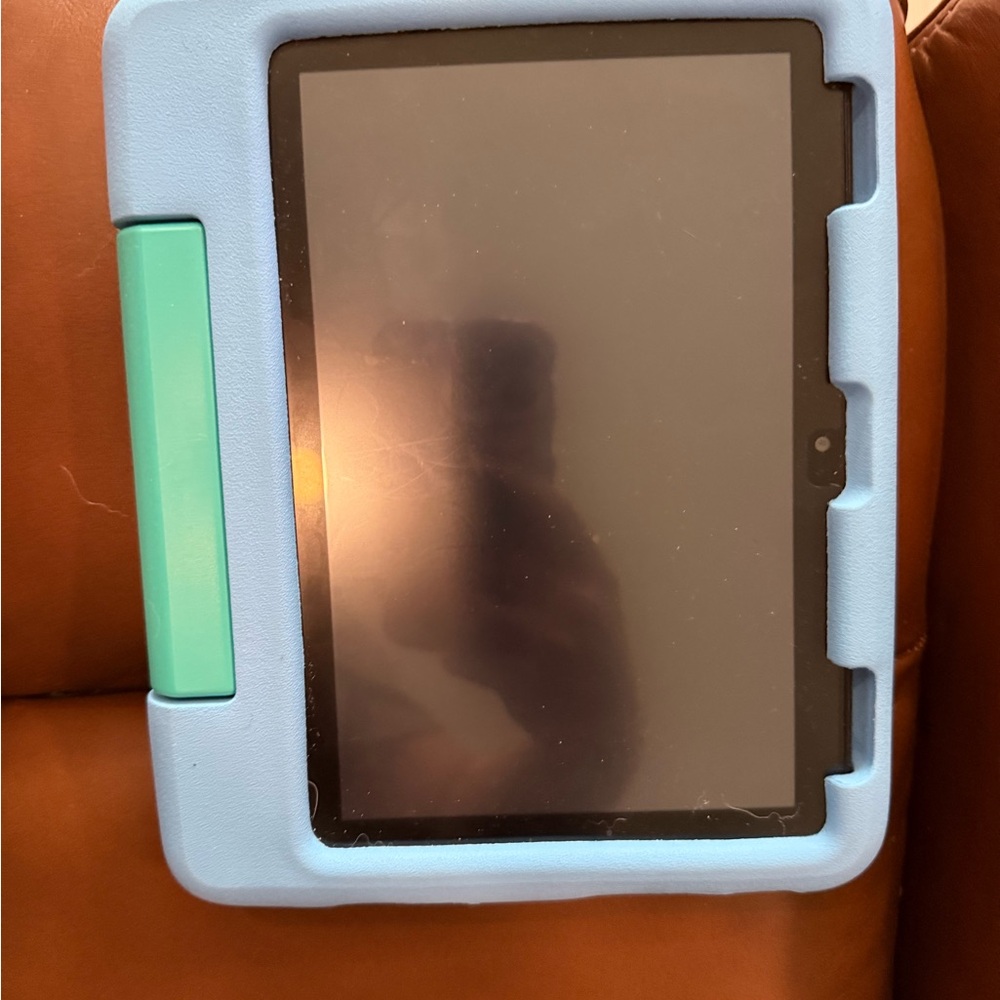 Amazon Kids Tablet Case in Light Blue with Mint Green Handle